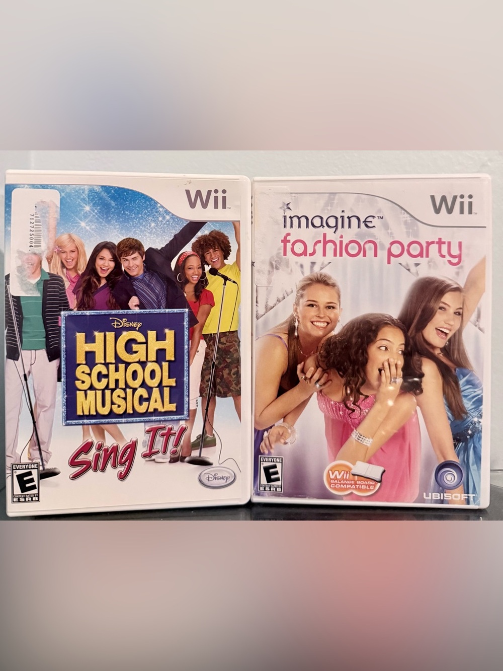 2 Wii Video Games: Imagine: Fashion Party & Disney High School Musical Duo